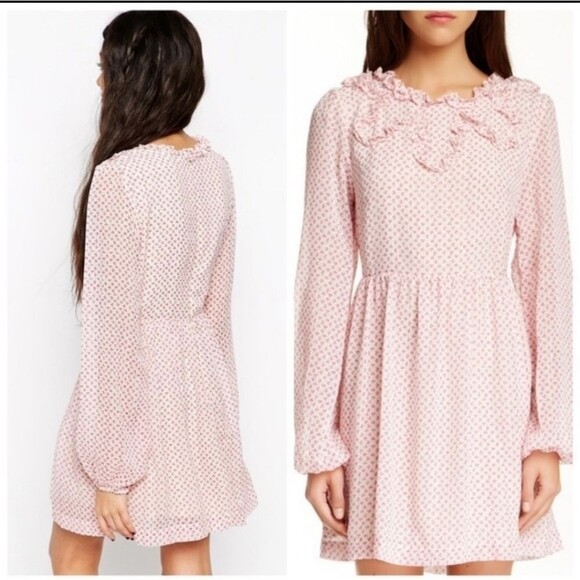Free People Nouveau Butterfly mini Dress Tea Combo size 2 - Picture 1 of 9